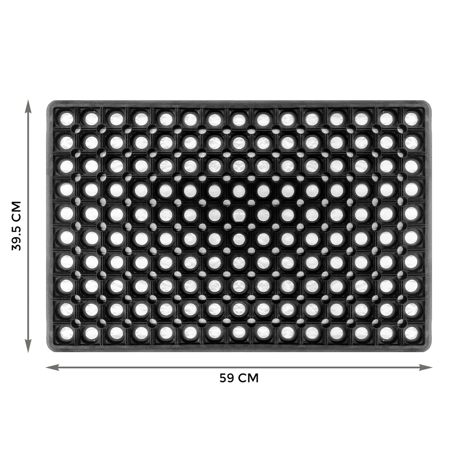 Non Slip Rubber Ring Door Mat House Entrance Rubber Mat