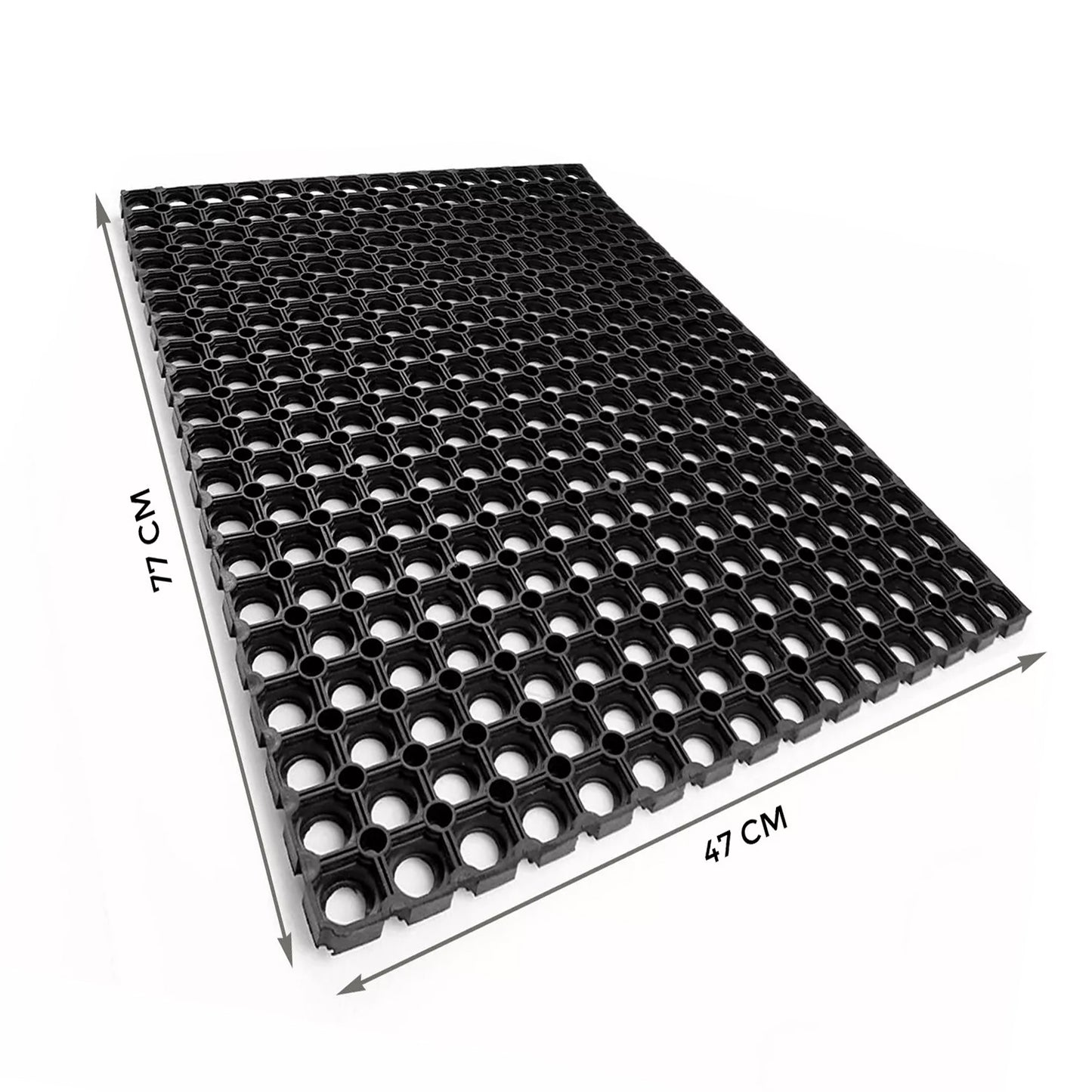 Non Slip Rubber Ring Door Mat House Entrance Rubber Mat