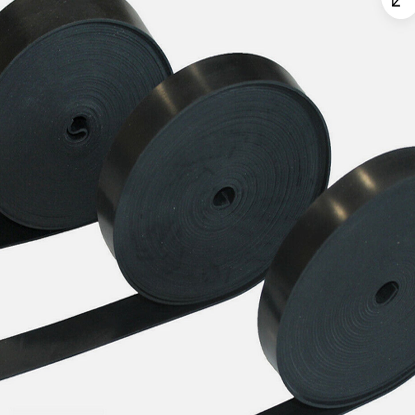 Solid Neoprene Rubber Strip 10m Length
