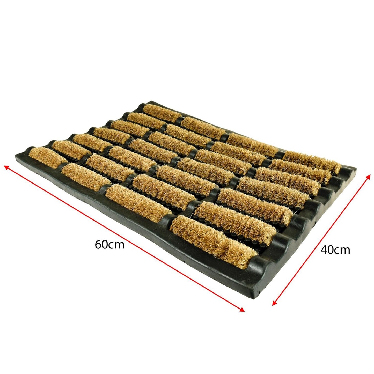 Outdoor Indoor Anti Slip Doormat Heavy Duty Welcome Entrance Coir Door Mat